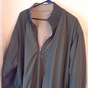 Wedge Reversible Khaki/Black Jacket vintage SZ:XL Slightly Used Golf Summer Time